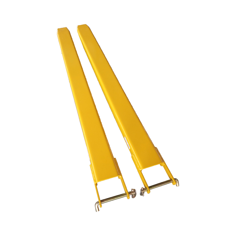 Heavy duty forklift fork extensions details